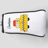 Couvre-club De Golf Conception de Taxi Jaune (Devant)