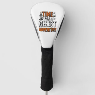 Couvre-club De Golf Conception de typographie vintage Halloween Aventu