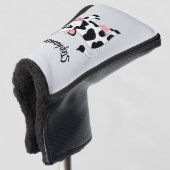 Couvre-club De Golf Conception de vache (Devant 3/4)