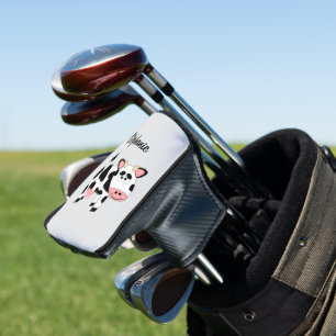 Couvre-club De Golf Conception de vache