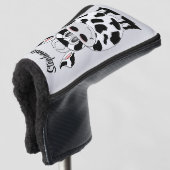 Couvre-club De Golf Conception de vache (Devant 3/4)
