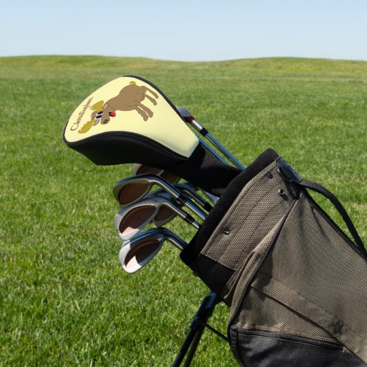 Couvre-club De Golf Conception d'élan (In Situ)