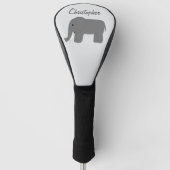 Couvre-club De Golf Conception d'éléphant (Devant)