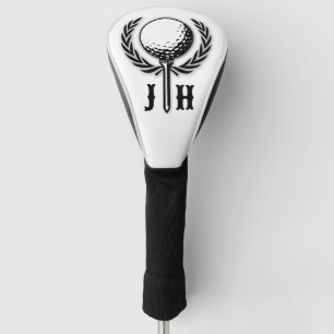 Couvre-club De Golf Conception élégante de monogramme de golf personna