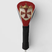 Couvre-club De Golf conception EOC RED RayEl Crest (Devant)