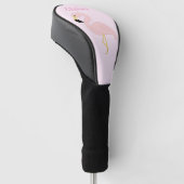 Couvre-club De Golf Conception flamant rose (Incliné)