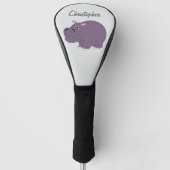 Couvre-club De Golf Conception Hippopotame (Devant)