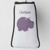 Couvre-club De Golf Conception Hippopotame (Tourné à 90°)