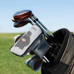 Couvre-club De Golf Conception Hippopotame