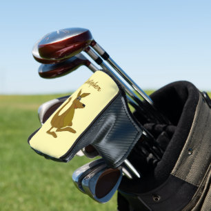 Couvre-club De Golf Conception Kangourou Brun