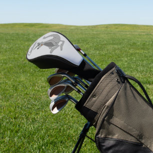 Couvre-club De Golf Conception Kangourou Gris