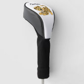 Couvre-club De Golf Conception Léopard Personnalisé (Incliné)