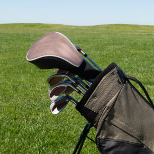 Couvre-club De Golf Conception moderne de housse de tête de golf grise