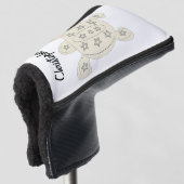 Couvre-club De Golf Conception Tortue (Devant 3/4)