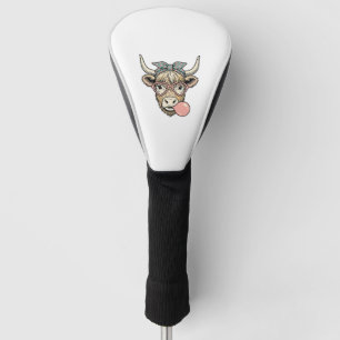 Couvre-club De Golf Conception vectorielle vintage de bubble gum de va