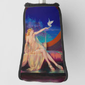 Couvre-club De Golf Concubine de Sultana le sultan arabe 1925 (Tourné à 90°)