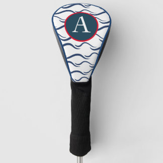 COUVRE-CLUB DE GOLF CONDUCTEUR DE CLUB DE GOLF COVER MOTIF DE VAGUE PE
