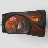 Couvre-club De Golf Connexion fluide Art Abstrait (Devant)