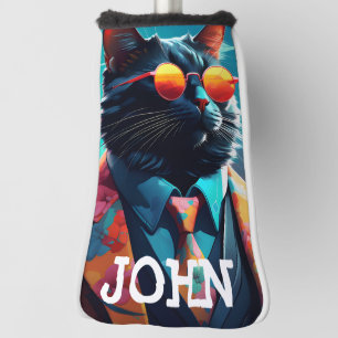 COUVRE-CLUB DE GOLF COOL CAT FUNNY GOLF COUVERT PERSONNALISÉ