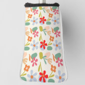 Couvre-club De Golf Cool D'Apparence Florale Abstraite (Tourné à 90°)