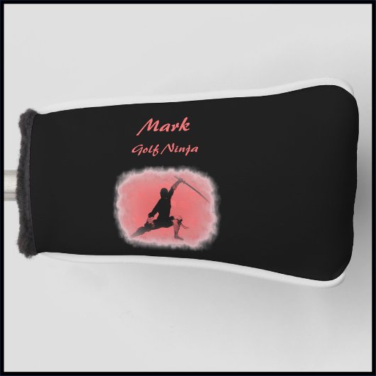 Couvre-club De Golf Cool Ninja Warrior Golf Head Cover