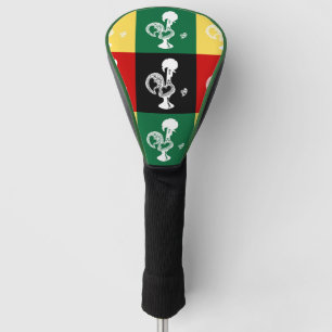 Couvre-club De Golf Coq portugais de Barcelos coloré motif