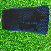 Couvre-club De Golf Corgi  blue dots