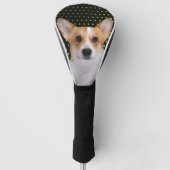 Couvre-club De Golf Corgi   yellow dots (Devant)