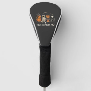 Couvre-club De Golf Costume de chat Halloween Spooky Paw Vector Design