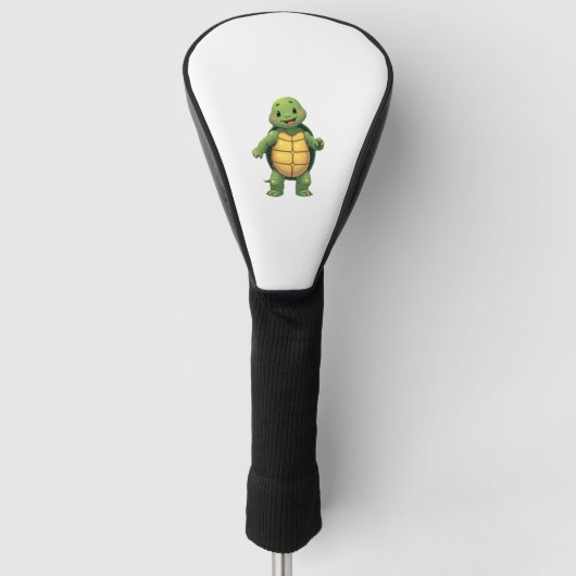 Couvre-club De Golf Costume d'Halloween tortue cool sans tête _ Funny  (Devant)