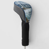 Couvre-club De Golf Côte rocheuse d'Aruba et océan bleu (Incliné)