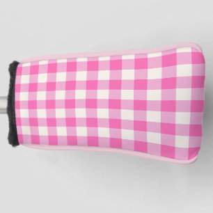 Couvre-club De Golf Cottagecore En vichy rose