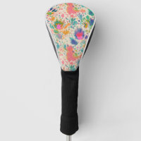 Couleur claire et pâle Messager Motif Floral