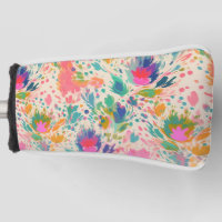 Couleur claire et pâle Messager Motif Floral