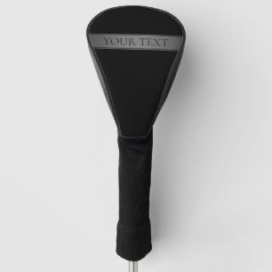 Couvre-club De Golf Couleur modifiable de bande de dégradé simple et é