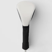 Couvre-club De Golf Couleur solide enneigée (Devant)