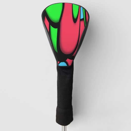 Couvre-club De Golf Couleurs de fusion (Devant)