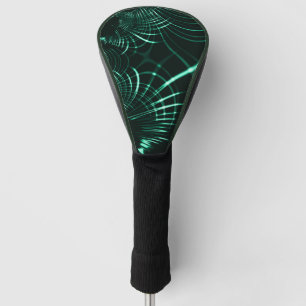Couvre-club De Golf Courbes pointues en mélange vert jungle et néo men