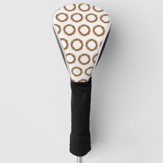Couvre-club De Golf Couronne de feuilles automnales