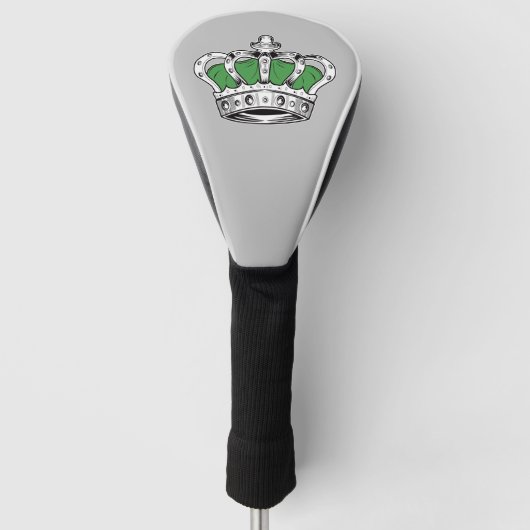 Couvre-club De Golf Couronne - Vert (Devant)