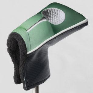 Couvre-club De Golf Couvercle à bec avec image de Golfball blanche