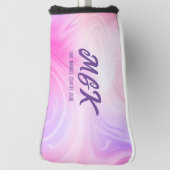 Couvre-club De Golf Couvercle à mâchoire rose vif (Tourné à 90°)