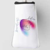 Couvre-club De Golf Couvercle à mât design "Be Yourself" (Tourné à 90°)