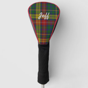 Couvre-club De Golf Couvercle de conducteur tartan Buchanan personnali