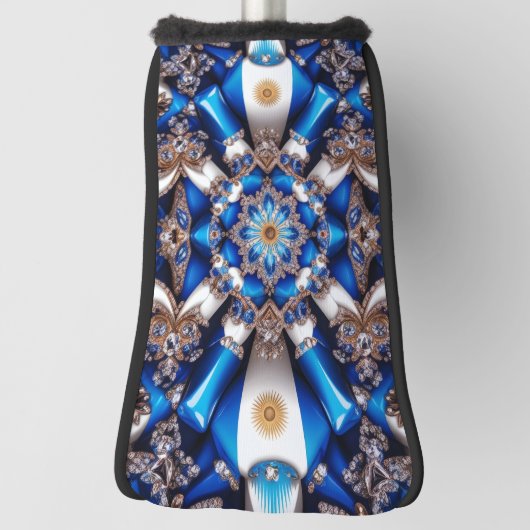 Couvre-club De Golf Couvercle de golf avec couleur argentine (Tourné à 90°)