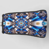 Couvre-club De Golf Couvercle de golf avec couleur argentine (Devant)