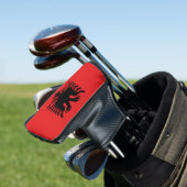 Couvre-club De Golf Couvercle de golf avec Drapeau d'Albanie (In Situ)