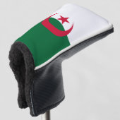 Couvre-club De Golf Couvercle de golf avec Drapeau d'Algérie (Devant 3/4)