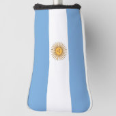 Couvre-club De Golf Couvercle de golf avec Drapeau d'Argentine (Tourné à 90°)