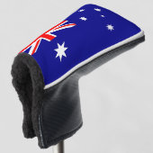 Couvre-club De Golf Couvercle de golf avec drapeau d'Australie (Devant 3/4)